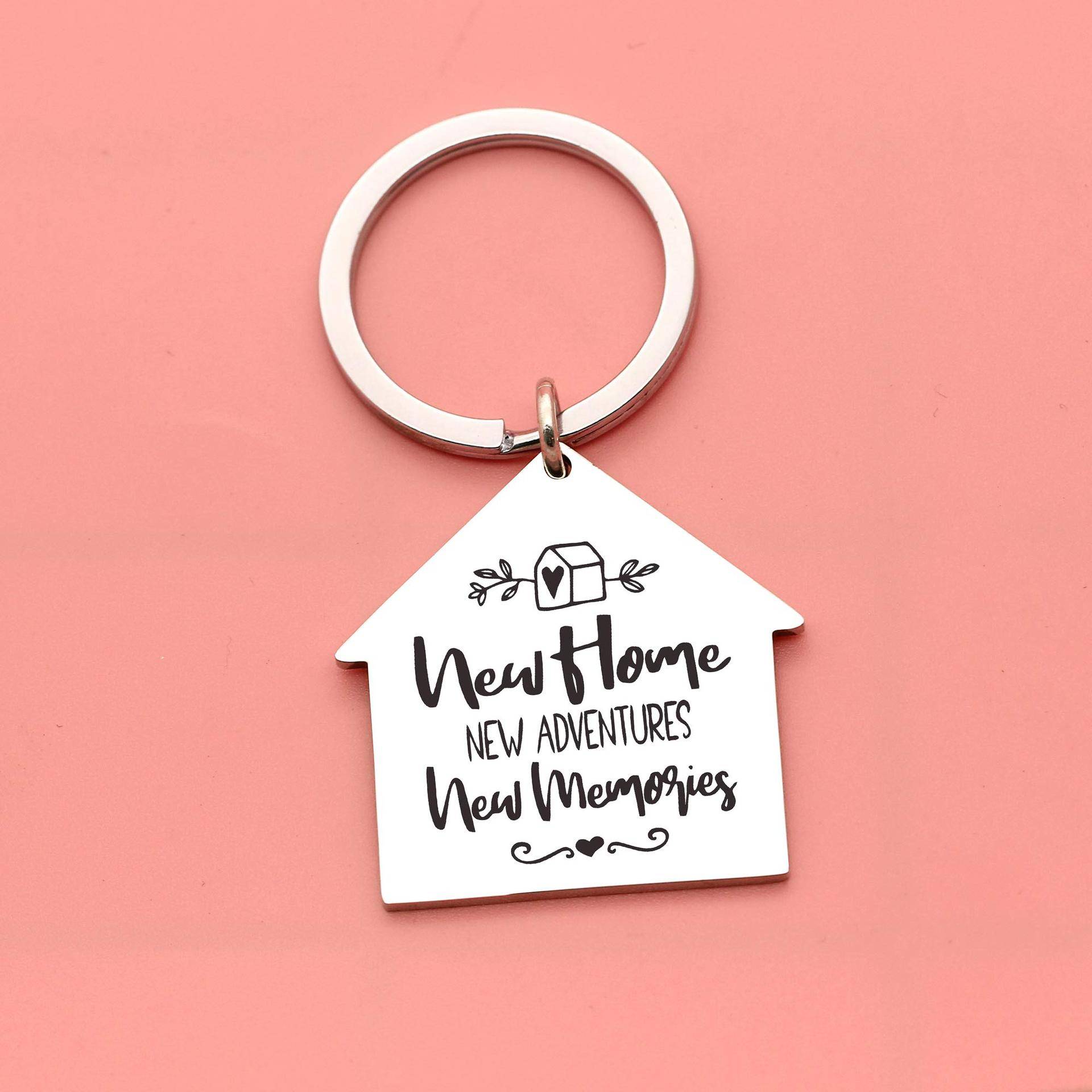 Schlüsselanhänger aus Edelstahl – Einweihungsgeschenk
