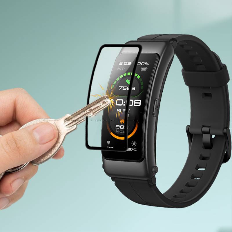 3D Gebogener Displayschutz für Huawei Band B6 - 2er Pack