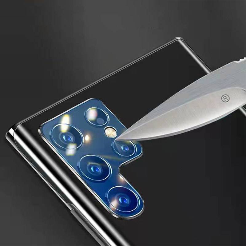 HD-Kameralinsenschutzfolie 2 Stück kompatibel mit Samsung Galaxy S21 Ultra, transparent, kratzfest und stoßfest Samsung Galaxy S21 Ultra