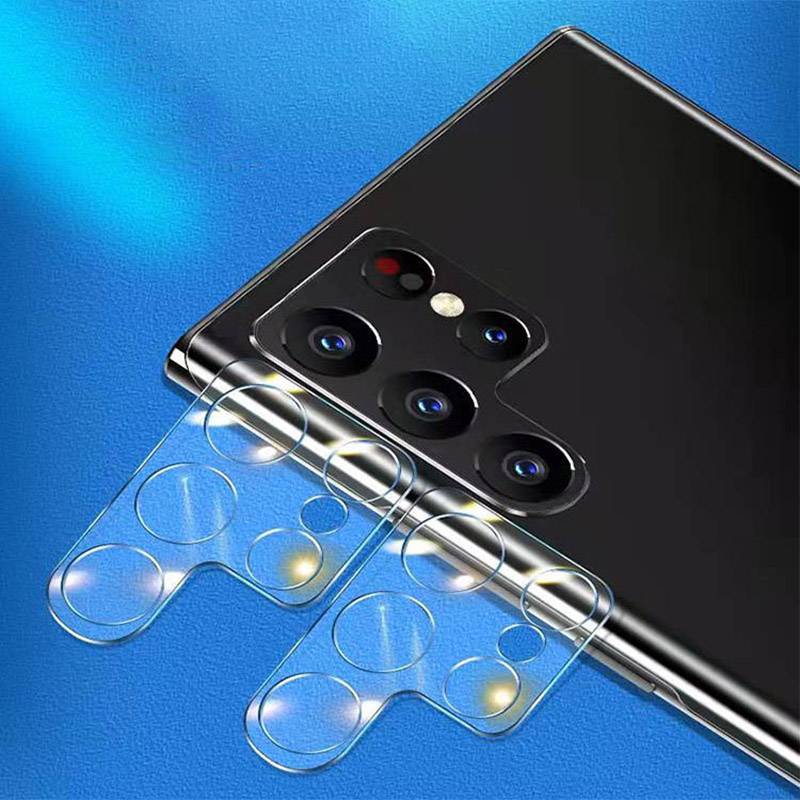 HD-Kameralinsenschutzfolie 2 Stück kompatibel mit Samsung Galaxy S21 Ultra, transparent, kratzfest und stoßfest Samsung Galaxy S21 Ultra