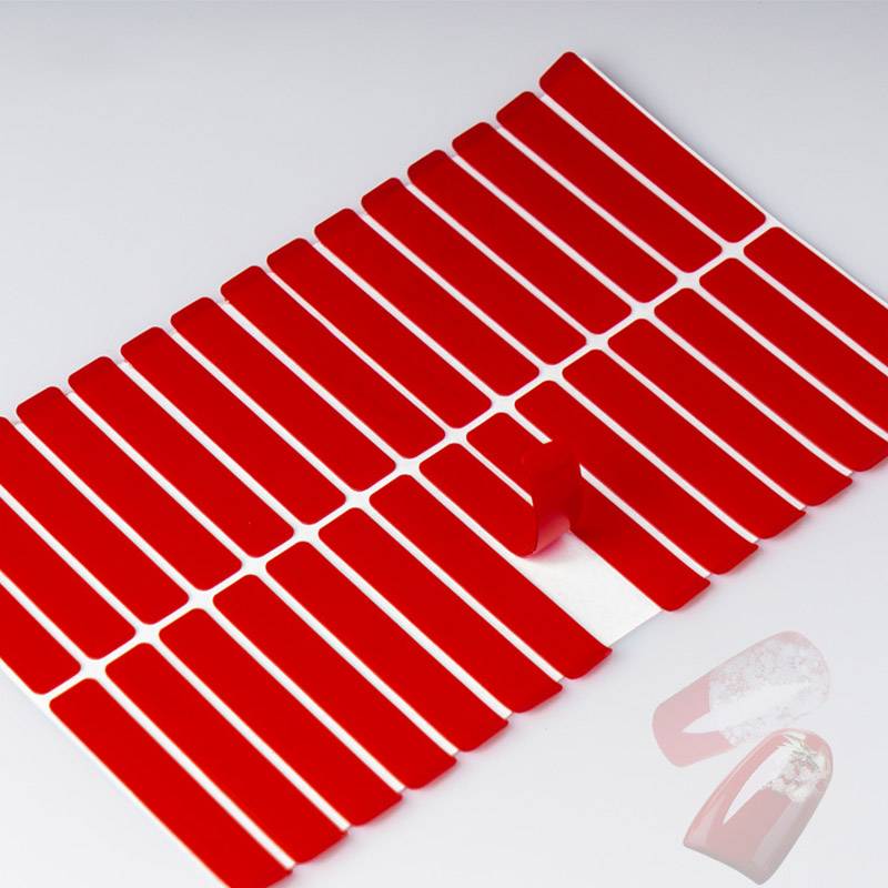Doppelseitige Klebepads für Nägel, 60 mm x 10 mm, 30 Stück/Blatt, 10 Blatt