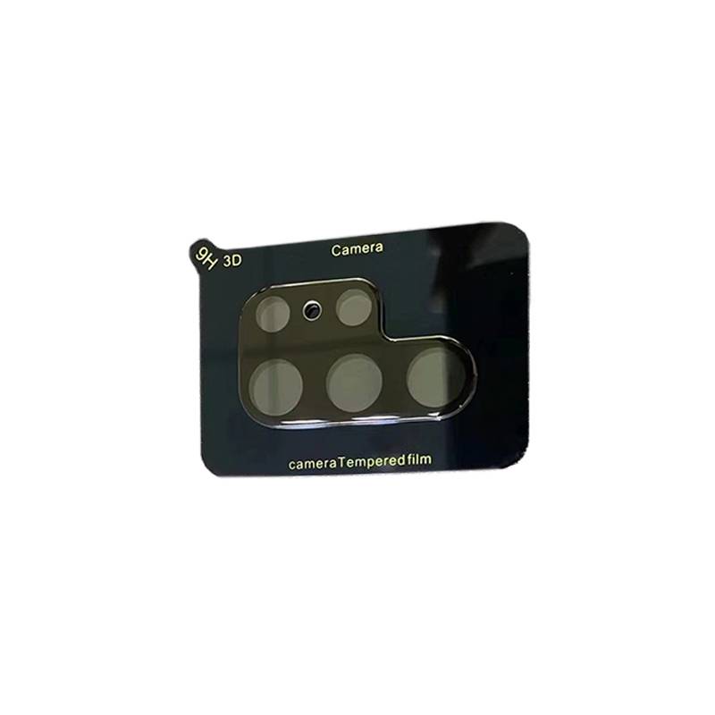 3er-Pack Kameraobjektivschutz für Samsung S22 Ultra (Schwarz)