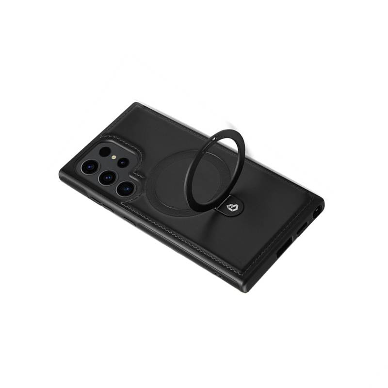 Exklusive Lederhülle für Samsung A05S – Klassisches Schwarz Samsung Galaxy A15