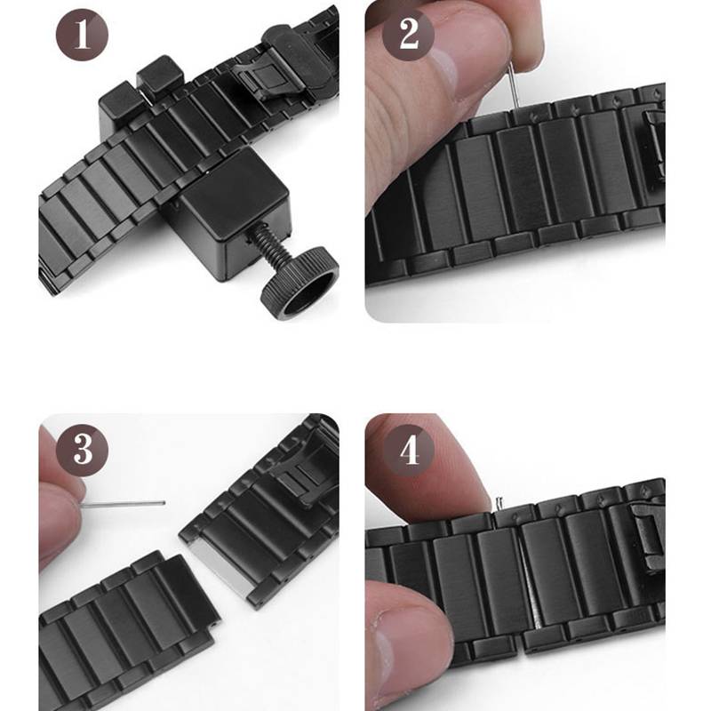 Titan Uhrenarmband für Garmin Fenix 7X/6X/5X - Schnellverschluss, 26mm, Schwarz