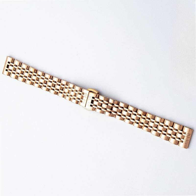 Edelstahl-Uhrenarmband für Garmin Lily 2 - 14 mm Schmetterlingsschließe Gold