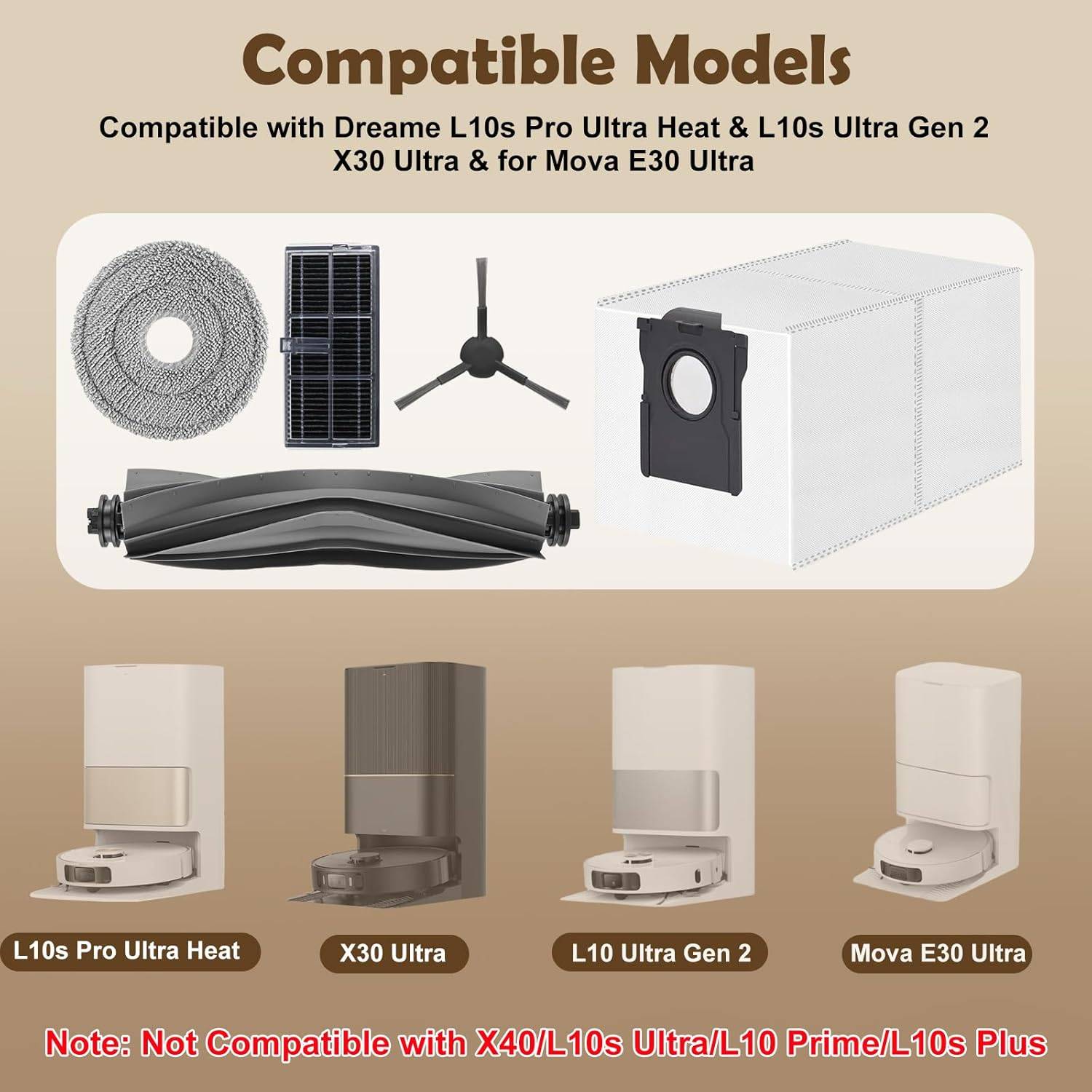 Zubehörset für Dreame L10s Pro Ultra Heat