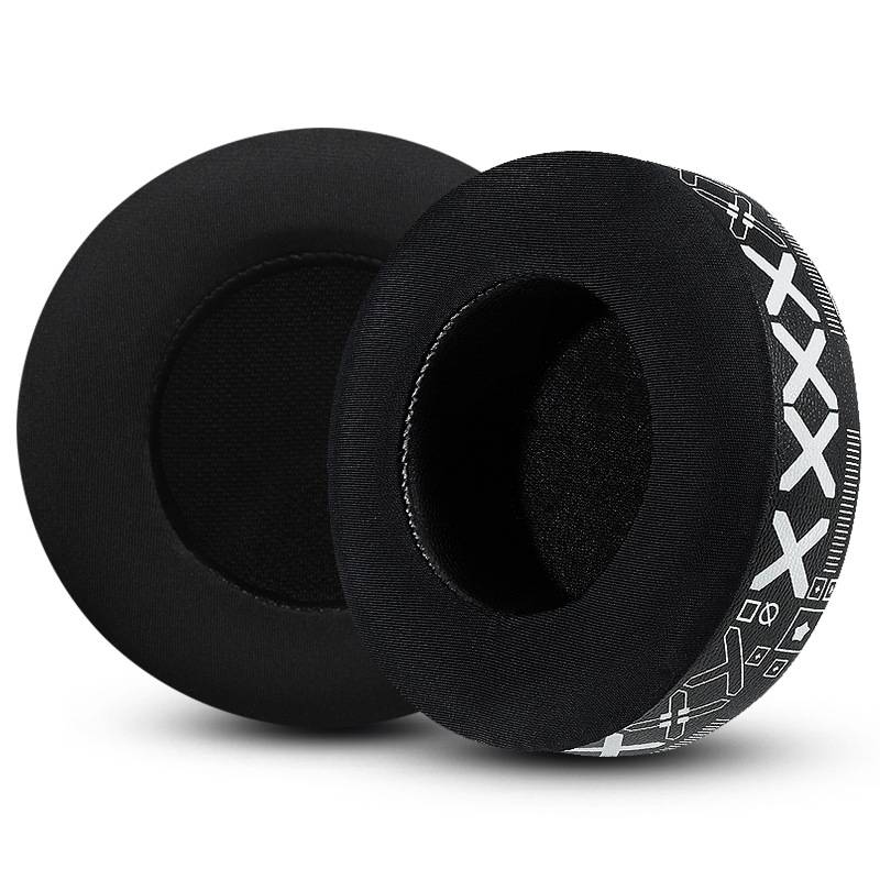 Kühlende Ohrpolster aus Stoff für Corsair Virtuoso RGB WIRELESS SE Black&White