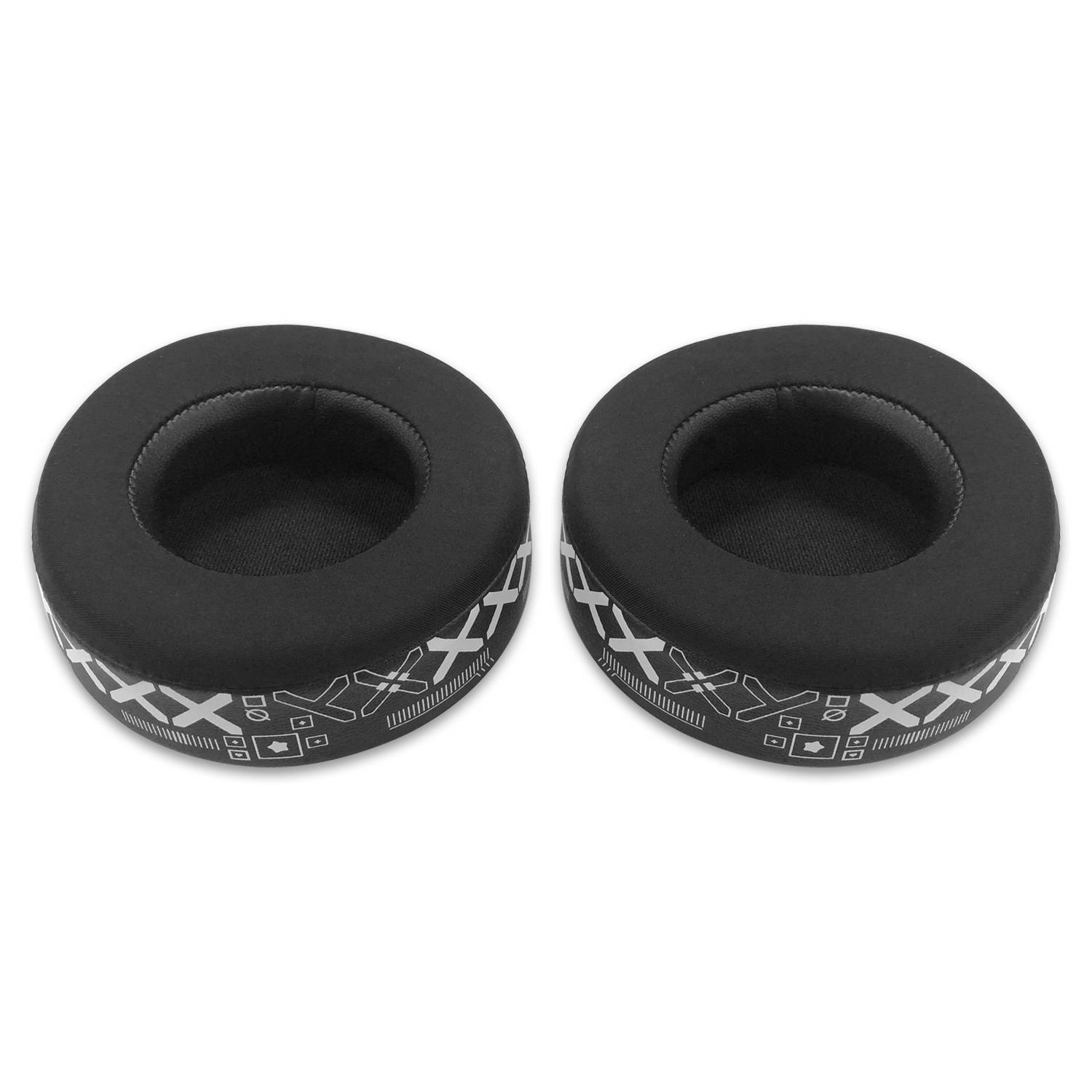 Kühlende Ohrpolster aus Stoff für Corsair Virtuoso RGB WIRELESS SE Black&White