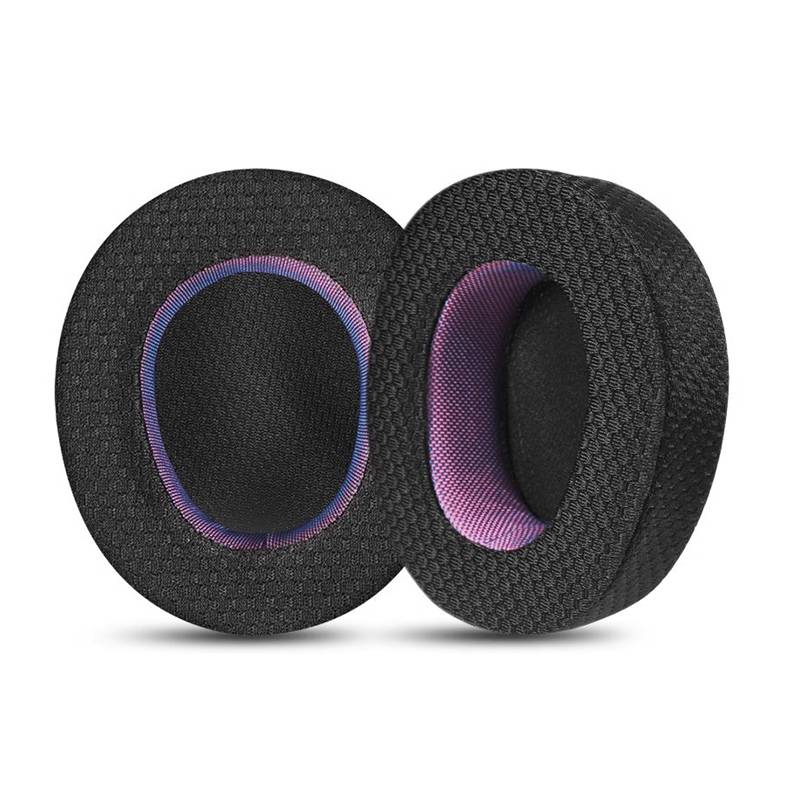 Ersatz-Ohrpolster für SteelSeries Arctis Nova Pro - Schwarz & Lila Bluetooth-Version