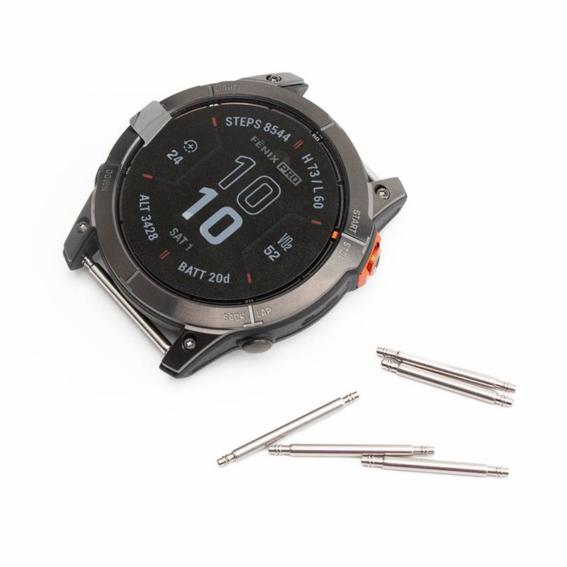 22mm Edelstahl Uhrenarmband Federstege für Garmin Fenix 6X Pro/Epix/Tactix