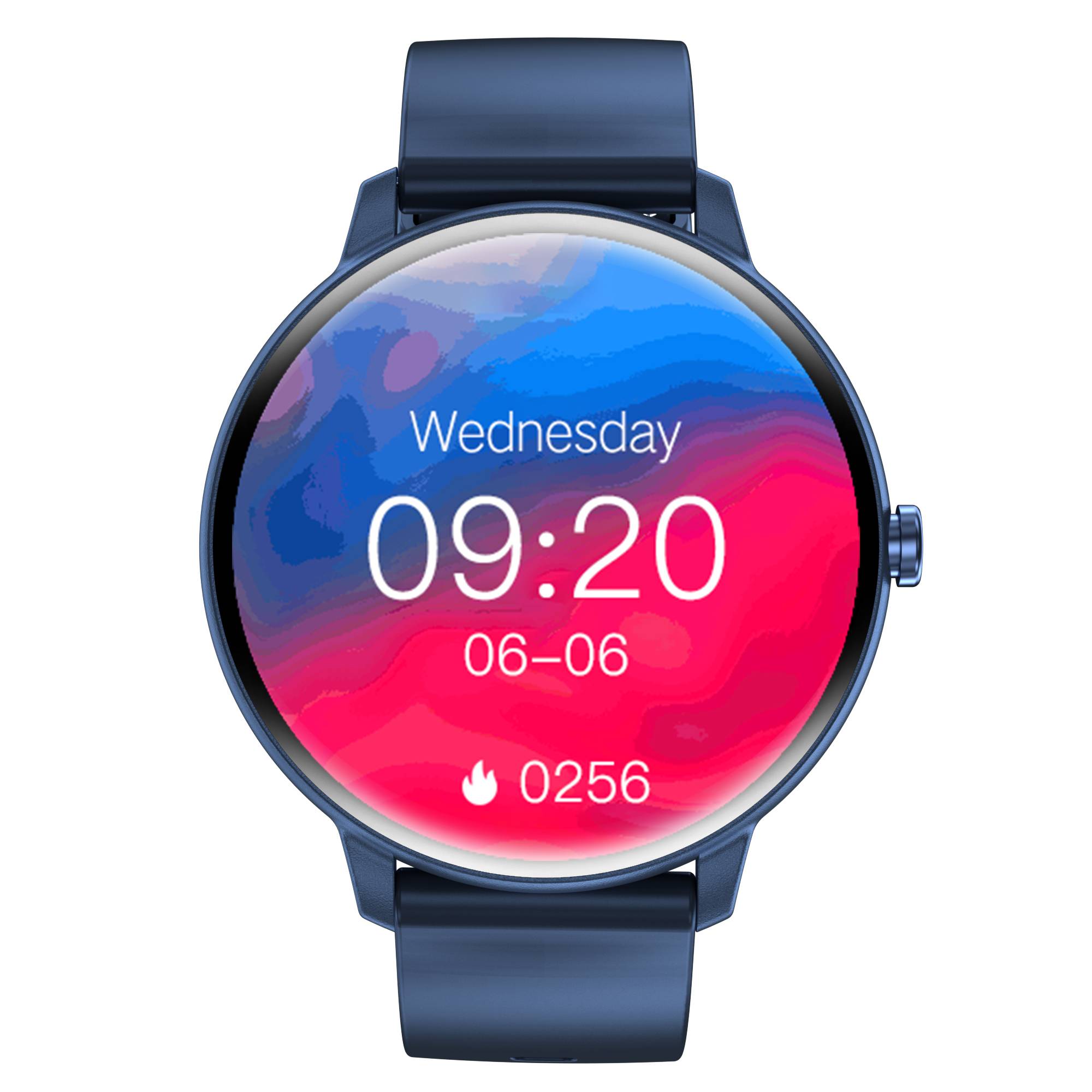 Smartwatch mit EKG, Herzfrequenzmesser, Blutdruckmessgerät, Schlaftracker und Schrittzähler Blue