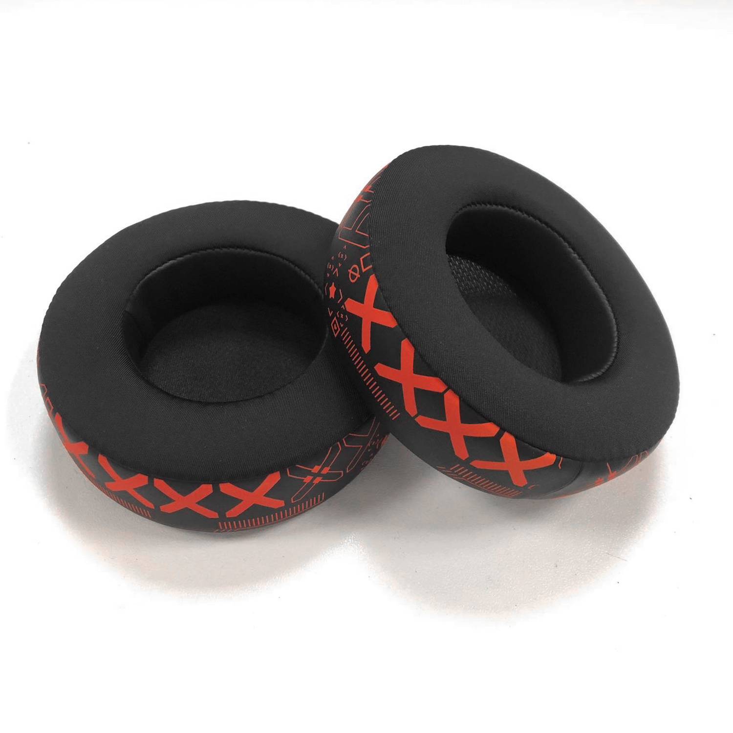 Kühlende Ohrpolster aus Stoff für Corsair Virtuoso RGB WIRELESS SE Orange