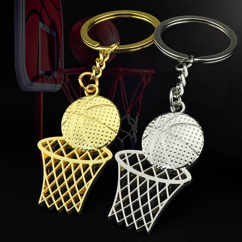 Basketball-Schlüsselanhänger für NBA-Fans Silver
