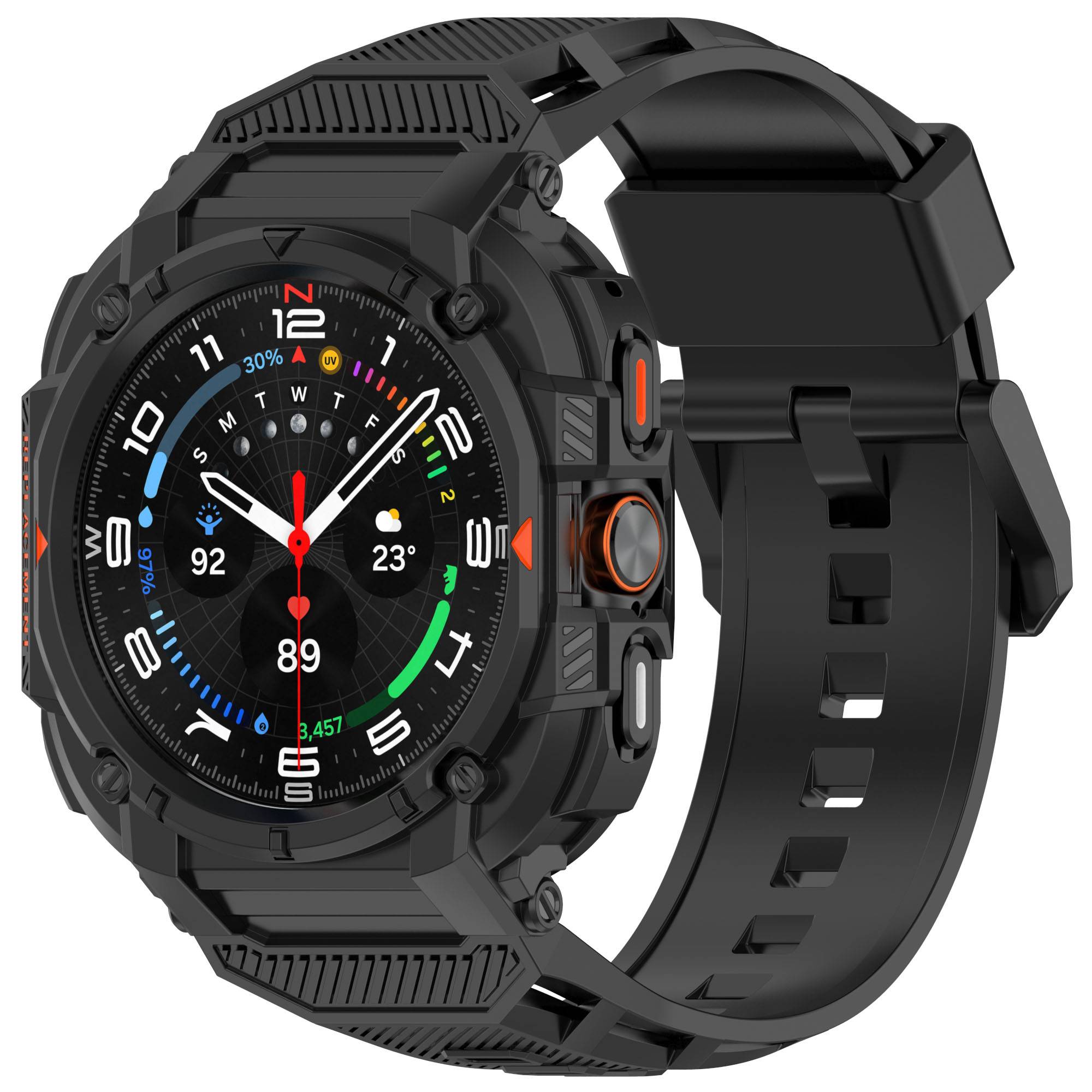Samsung Watch Ultra 47MM integriertes Armband Black