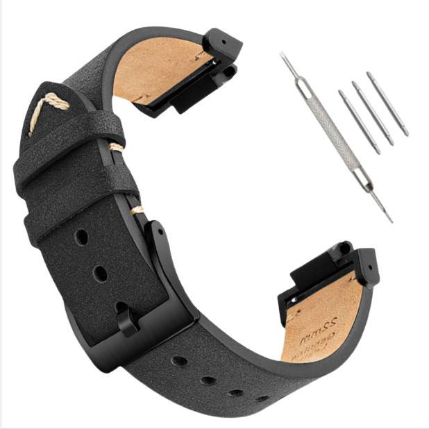 Echtleder-Uhrenarmband für Casio G-SHOCK DW-5600/GWB5600/GA-2100 Black + Black