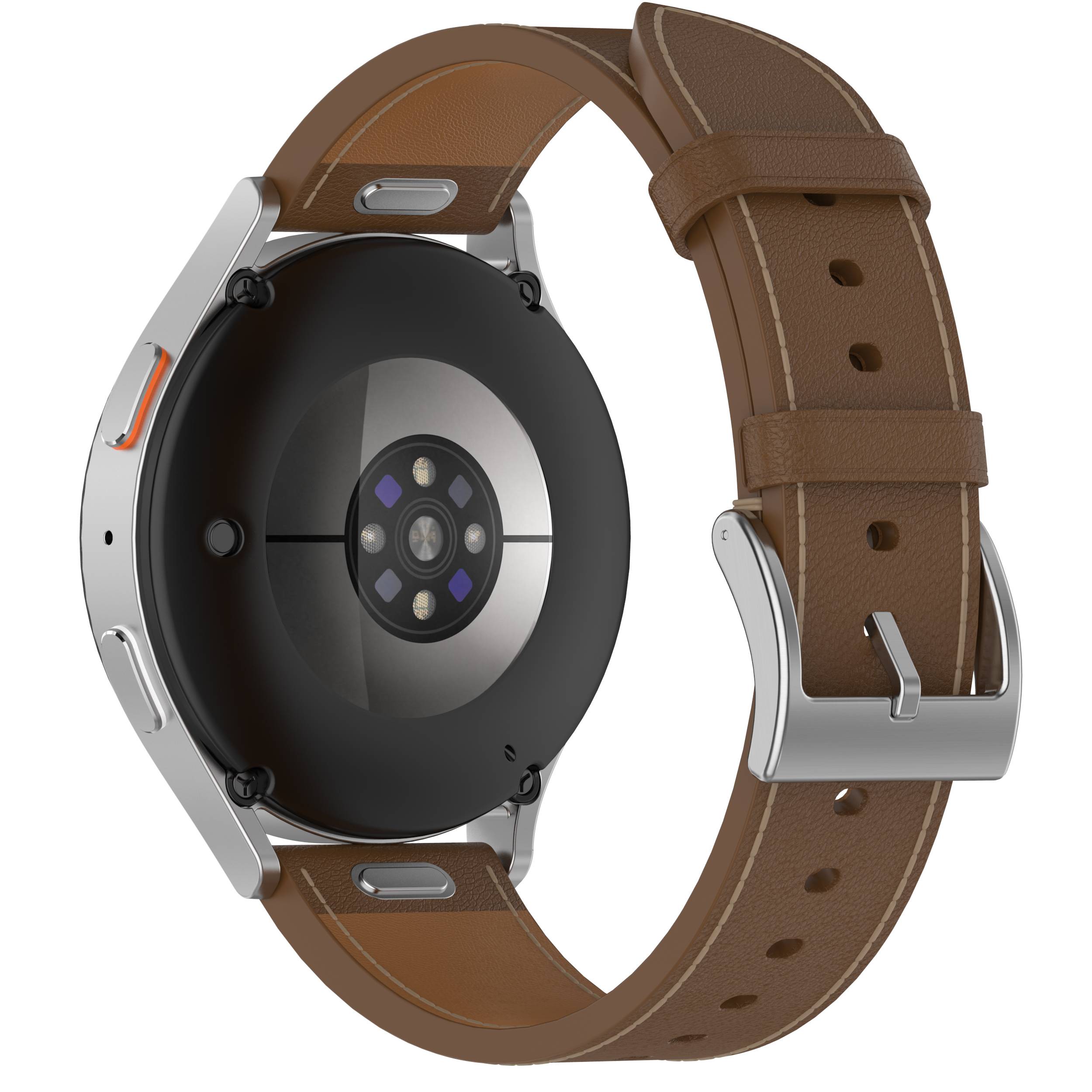 Echtes Lederarmband für Huawei GT5 Brown 18 mm