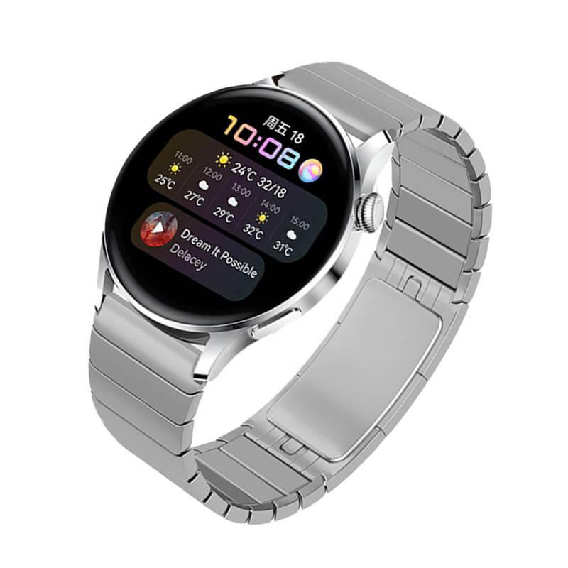 Echtes Titan-Uhrenarmband - 22 mm mit Originalschließe Silver