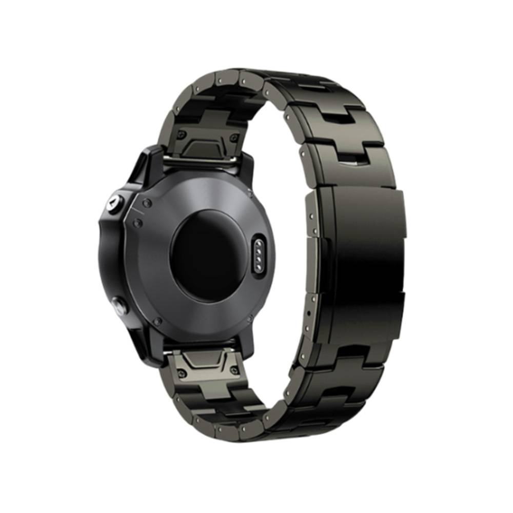 Garmin Schnellverschluss-Uhrenarmband - 22 mm Titan Schwarz