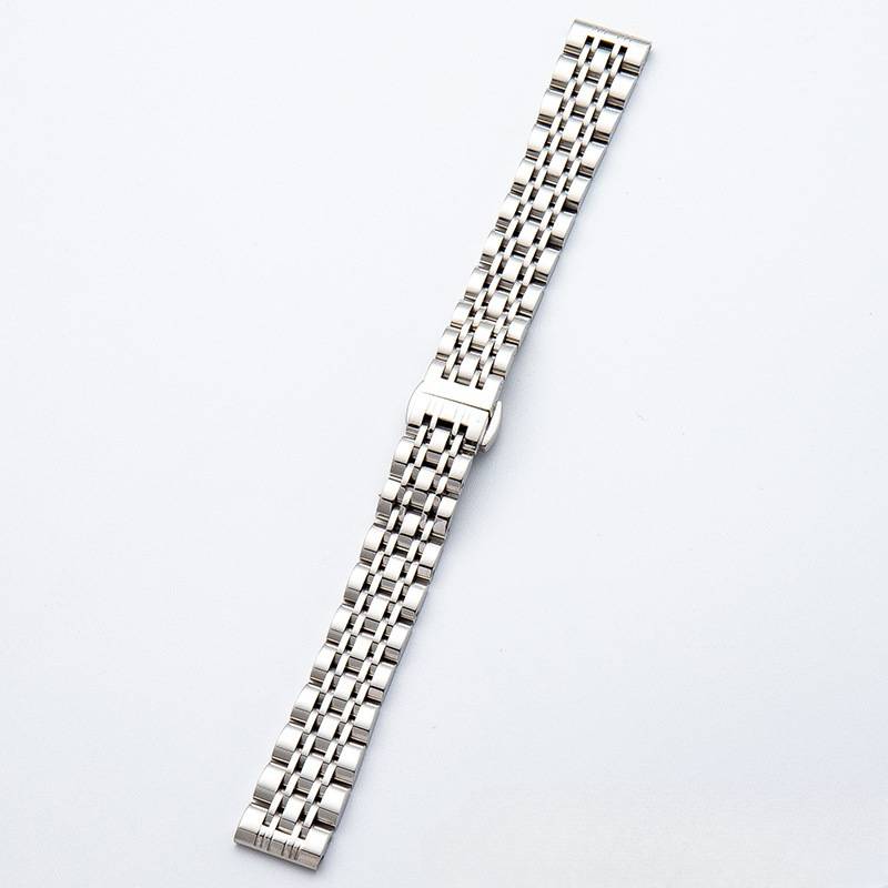 Edelstahl-Uhrenarmband für Garmin Lily 2 - 14 mm Schmetterlingsschließe Silver