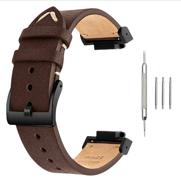 Echtleder-Uhrenarmband für Casio G-SHOCK DW-5600/GWB5600/GA-2100 Brown+Black