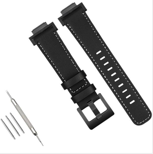 Echtleder-Uhrenarmband für Casio G-SHOCK DW-5600/GWB5600/GA-2100 Black