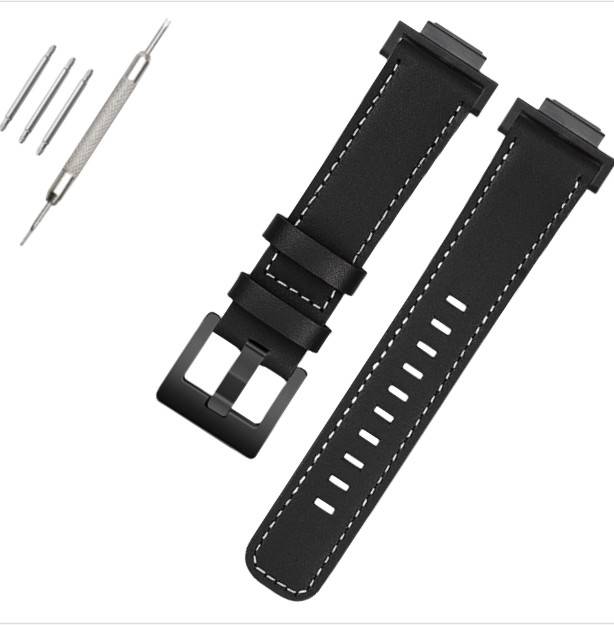 Echtleder-Uhrenarmband für Casio G-SHOCK DW-5600/GWB5600/GA-2100 Black