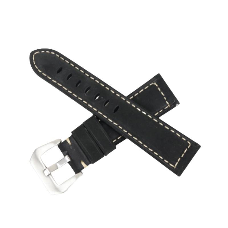 Echtes Lederarmband für Panerai Black 22 mm