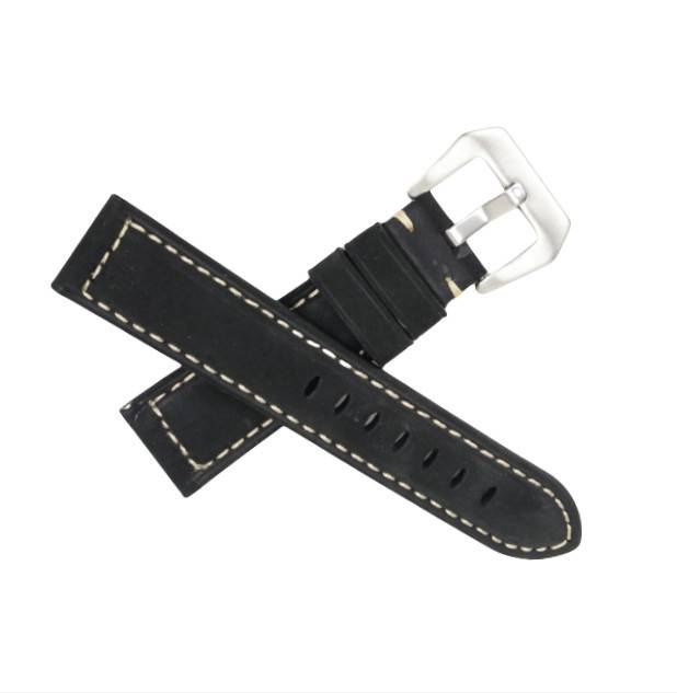 Echtes Lederarmband für Panerai Black 22 mm