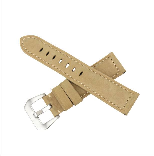 Echtes Lederarmband für Panerai Khaki 22 mm