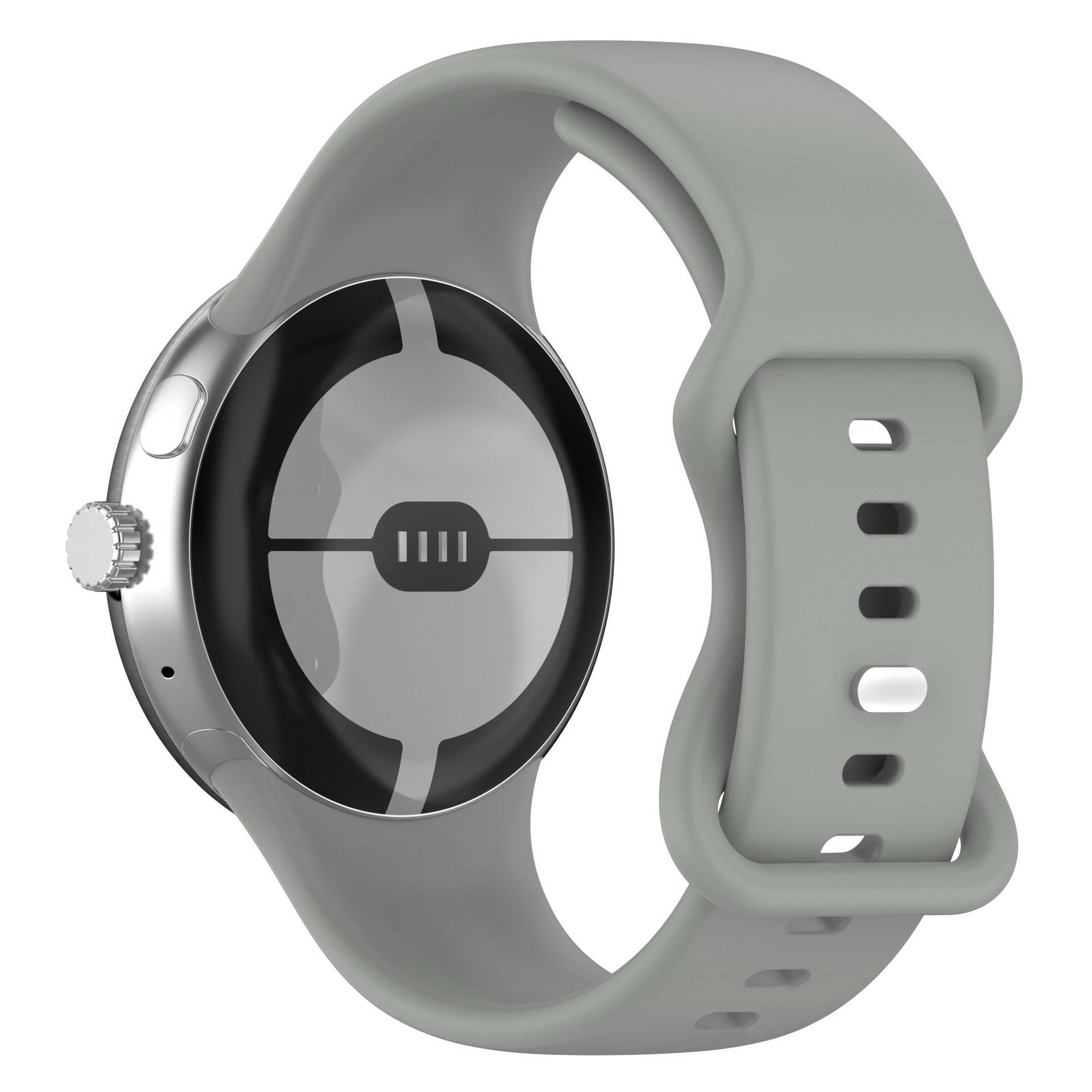 Silikon Uhrenarmband für Google Pixel Watch - 41mm Grey