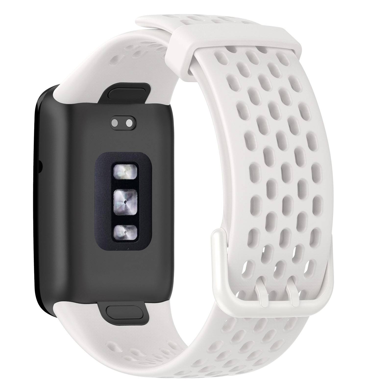 Silikon Uhrenarmband für Xiaomi Band 7 Pro White