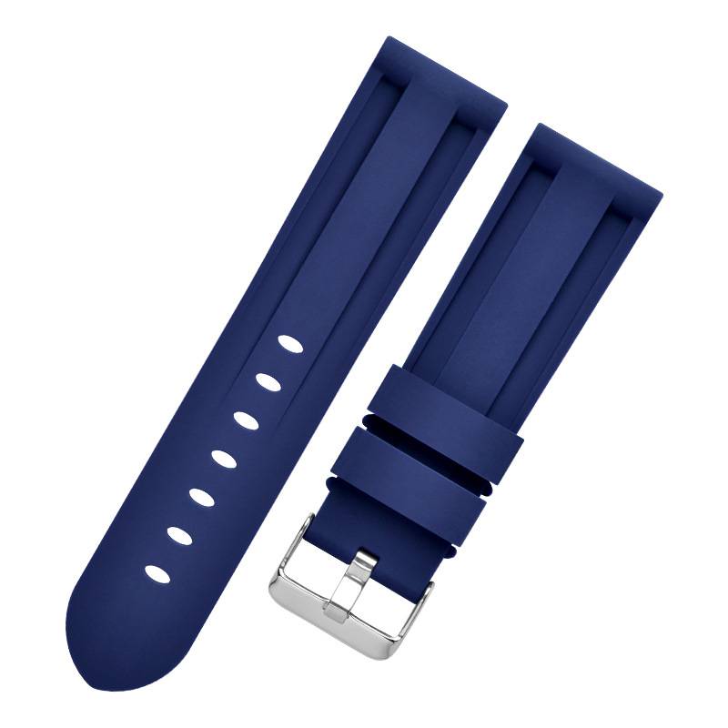 Silikon-Uhrenarmband für Panerai Luminor Marina Blue 20 mm