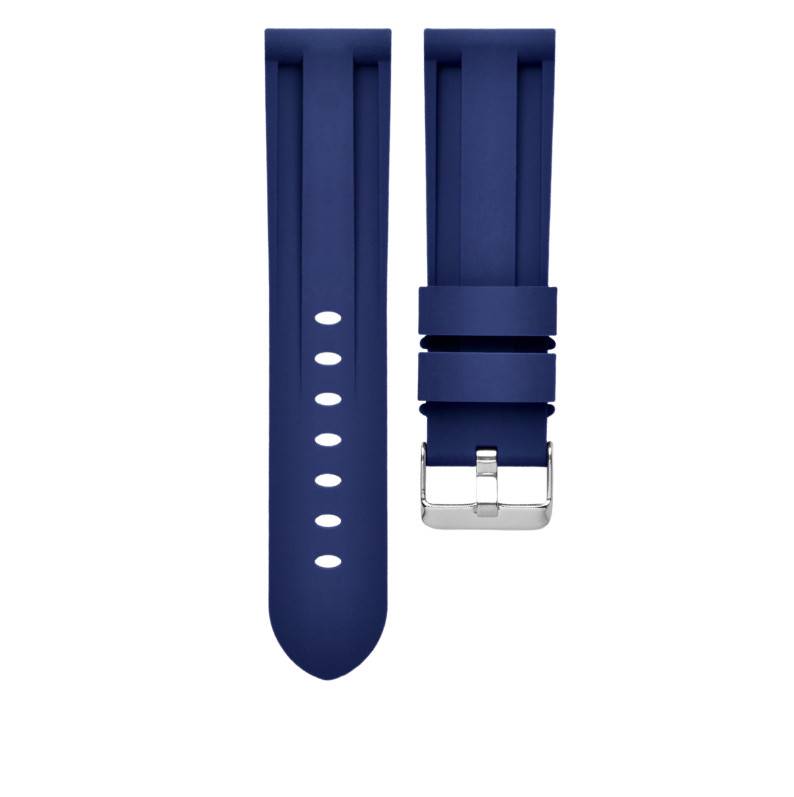 Silikon-Uhrenarmband für Panerai Luminor Marina Blue 26 mm