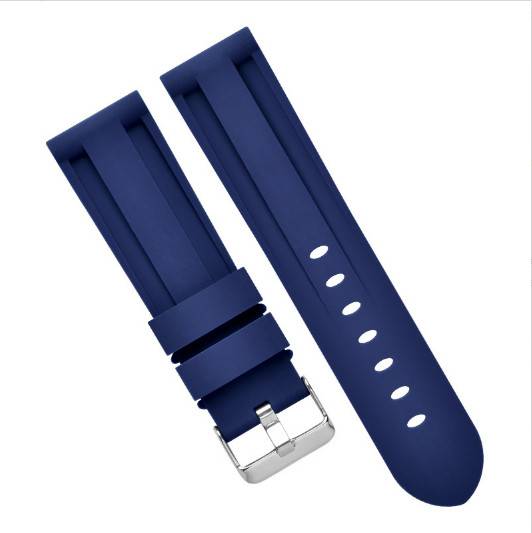 Silikon-Uhrenarmband für Panerai Luminor Marina Blue 24 mm