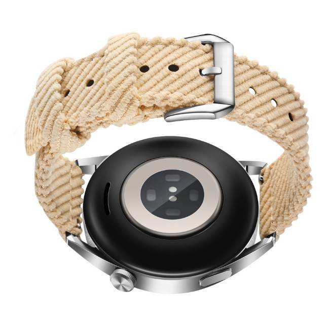 Schnellwechsel-Uhrenarmband aus 22 mm Nylon-Canvas für Huawei Watch 3/4 GT3 Beige