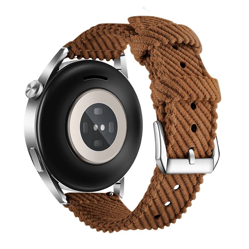 Schnellverschluss-Nylonarmband für Huawei Watch 3/4 GT3 - 20 mm Brown