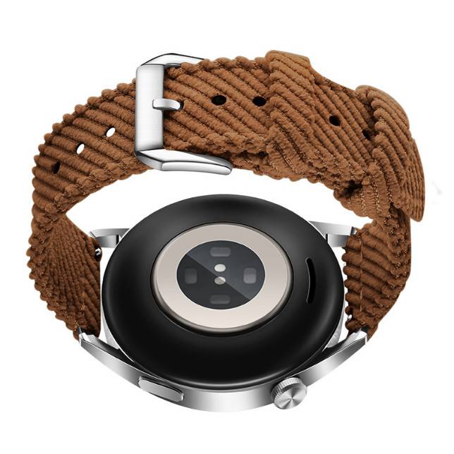 Schnellverschluss-Nylonarmband für Huawei Watch 3/4 GT3 - 20 mm Brown
