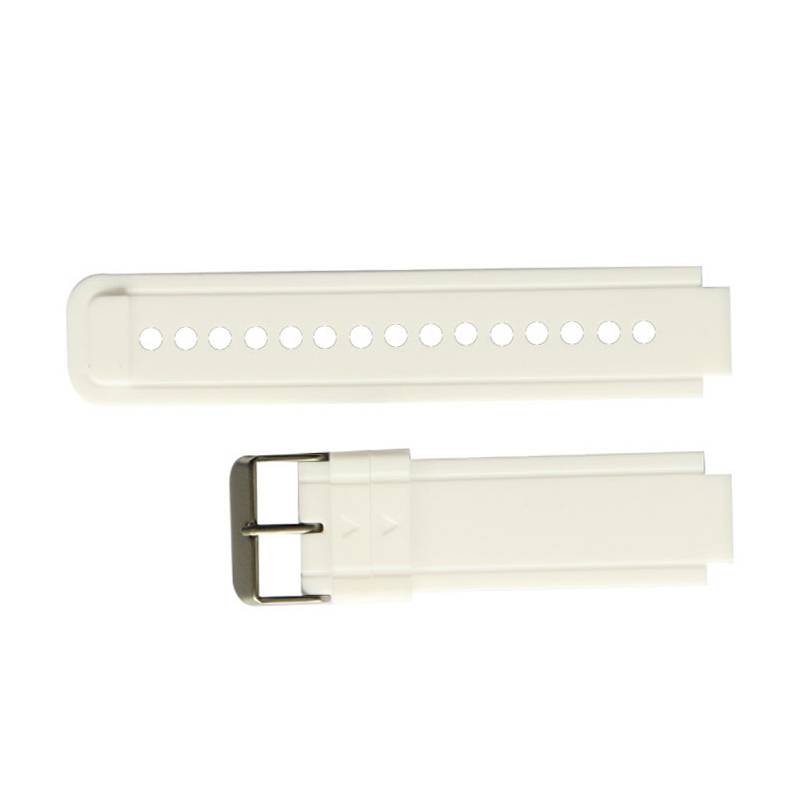 Weißes Silikon-Uhrenarmband für Garmin Vivoactive Acetate Smartwatch