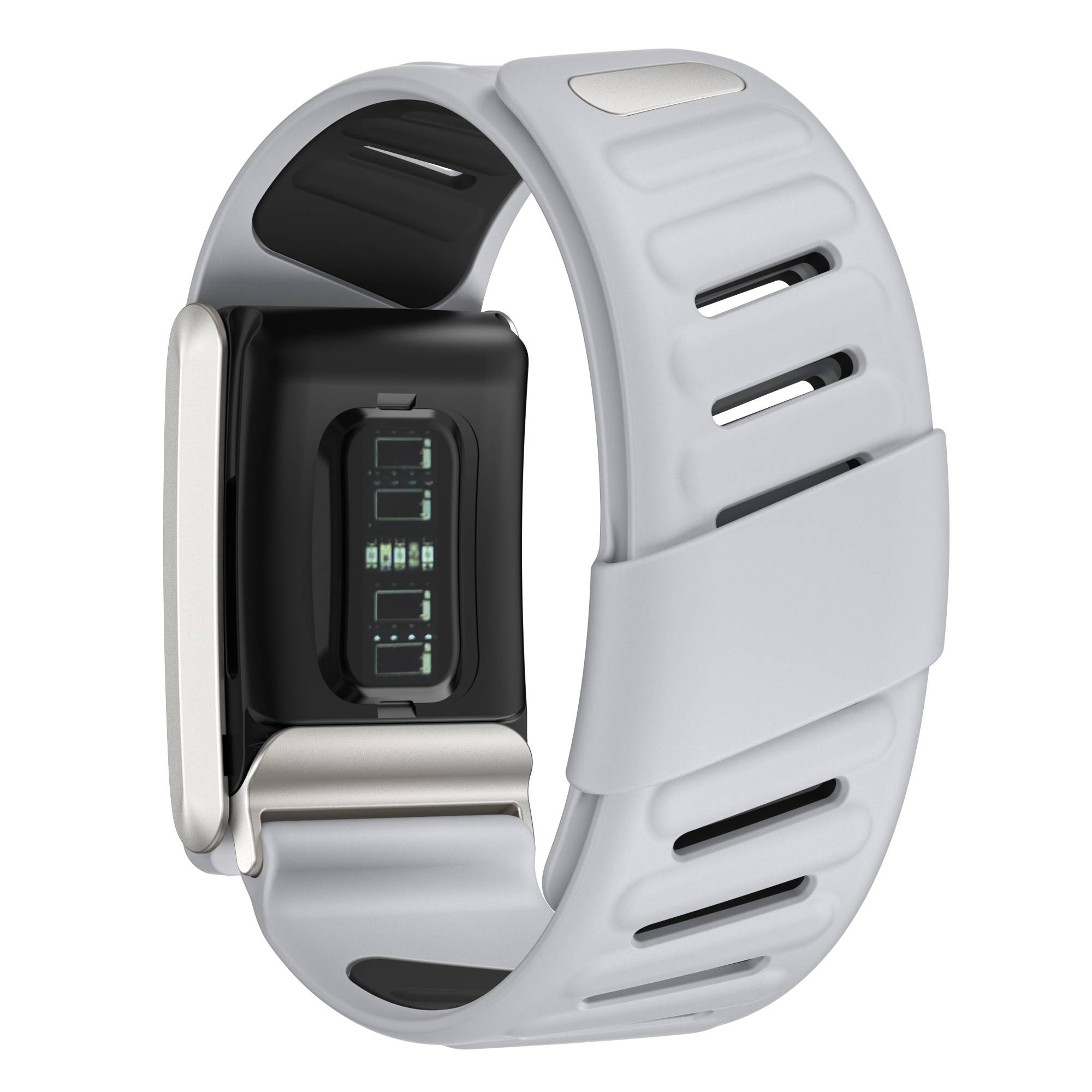 Silikon-Uhrenarmband für Whoop 4.0 Black+Grey
