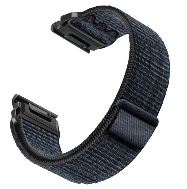 Garmin Fenix 8/567X Pro Armbänder - Atmungsaktive Nylon-Uhrenarmbänder mit Schnellverschluss 26 mm