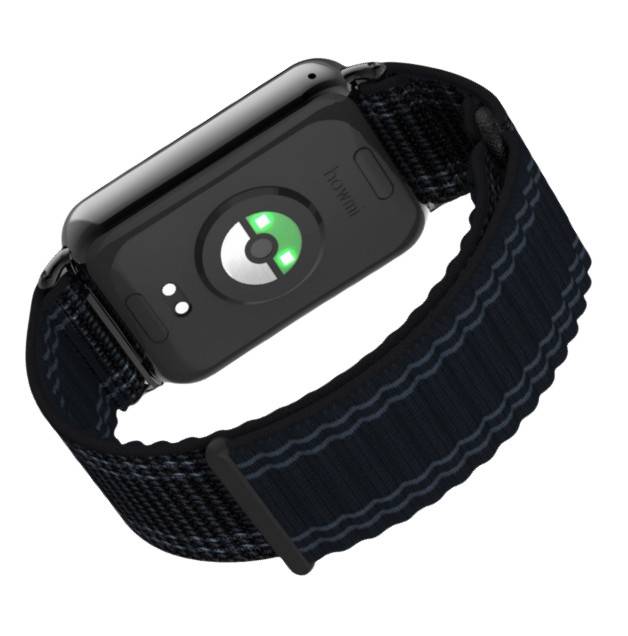 Nylon Wave Tank Kettengliederschlaufe Armband für Xiaomi Band 9/8 Pro Black