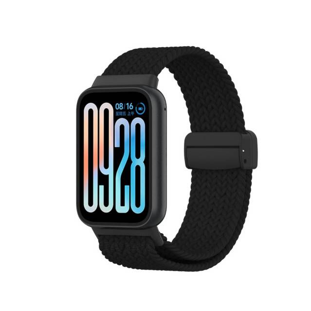 Nylon-Uhrenarmband für Xiaomi Mi Band 9 Pro/8 Pro, Redmi Watch 5 Black