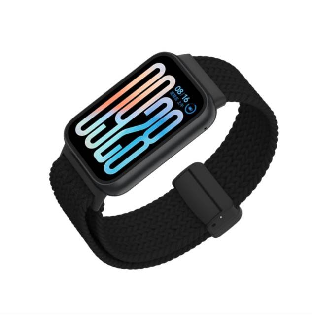 Nylon-Uhrenarmband für Xiaomi Mi Band 9 Pro/8 Pro, Redmi Watch 5 Black