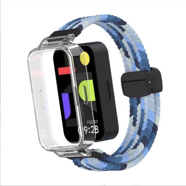 Redmi Band 3/9 Active Nylon-Armband mit Magnetverschluss Blue