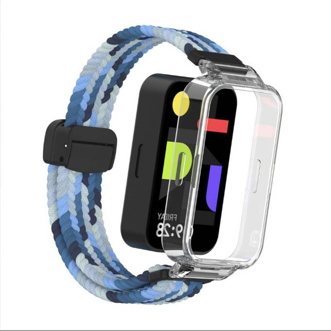 Redmi Band 3/9 Active Nylon-Armband mit Magnetverschluss Blue