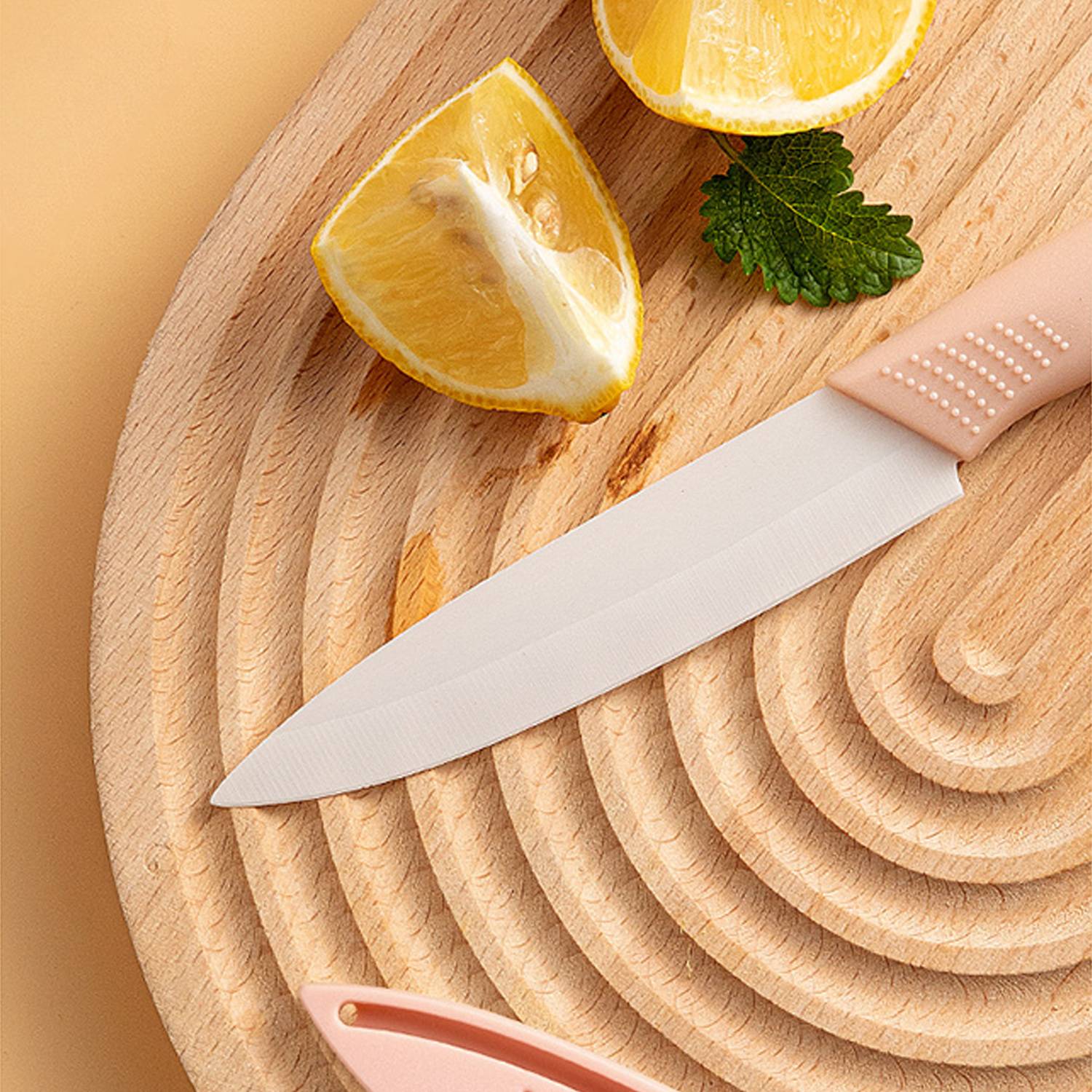 Keramik-Küchenmesser - Rosa, 15 cm M