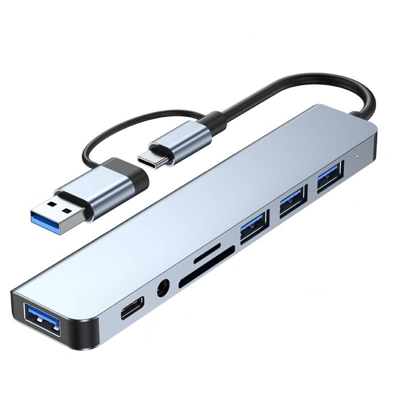 8-in-1 Typ-C Hub Adapter für Laptops - Modell 2218TU