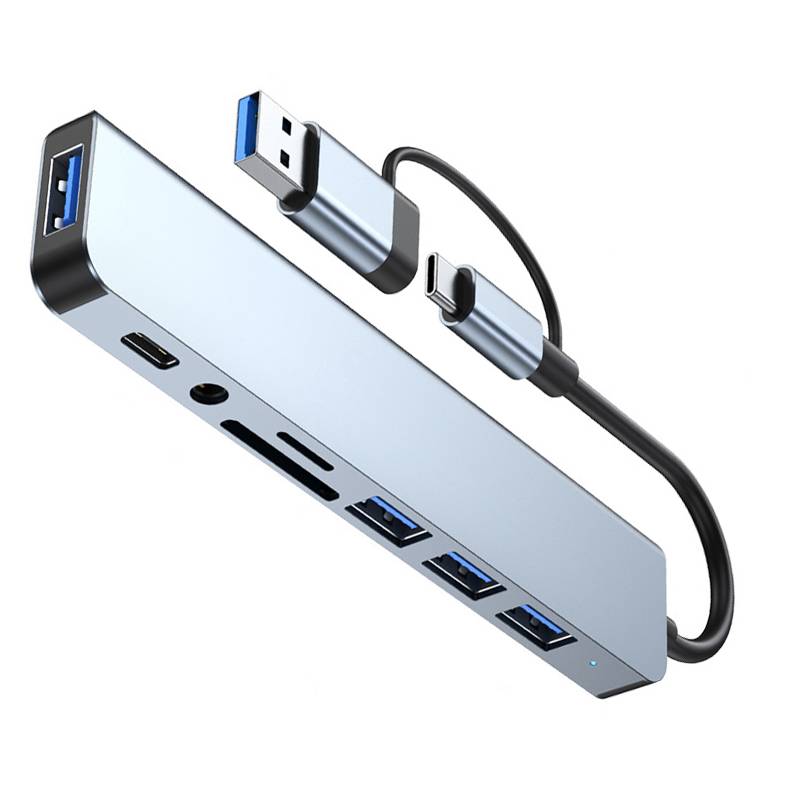 8-in-1 Typ-C Hub Adapter für Laptops - Modell 2218TU