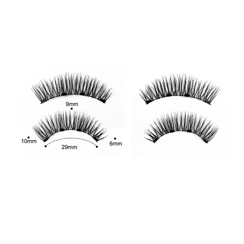 Magnetische Wimpern einfach anzuwendende künstliche Wimpern mit Applikator Modell 7