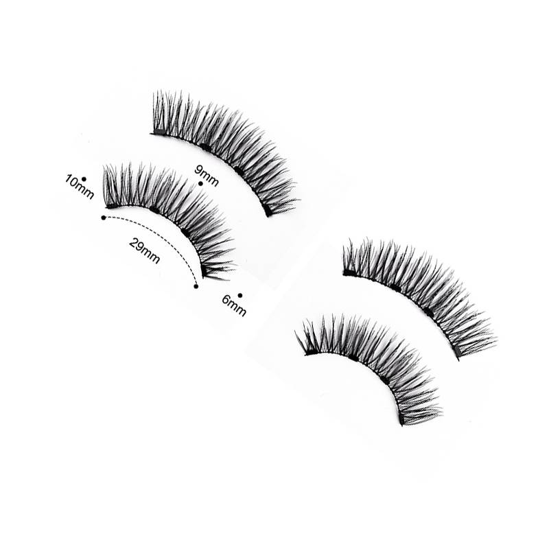 Magnetische Wimpern einfach anzuwendende künstliche Wimpern mit Applikator Modell 7